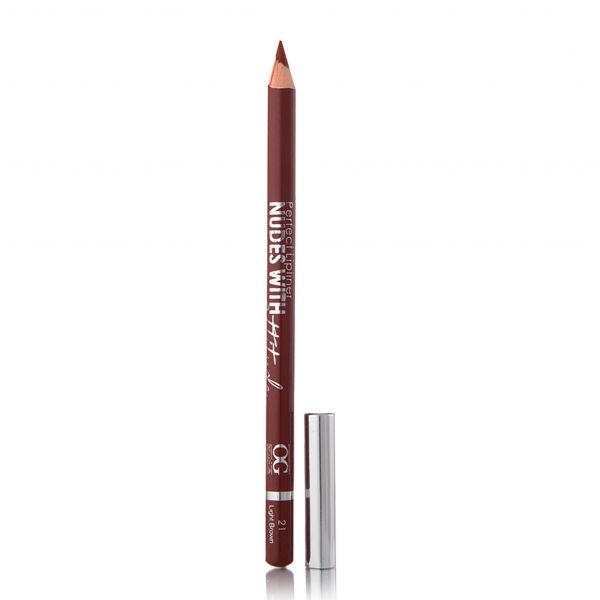 OG-ML2173 Matte lip pencil NUDES WITH attitude tone 21 light brown
